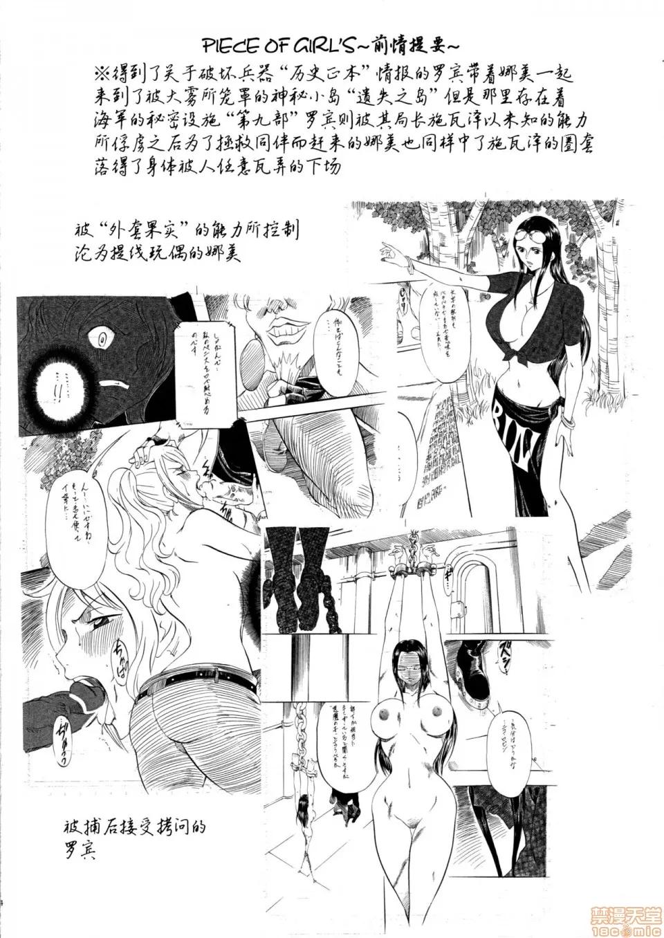 新世界編 [黑條漢化$DDD] [武裝女神 (神無月かんな)] PIECE OF GIRL'S II ~新世界編~ (ワンピース) [中國翻譯] 第3页