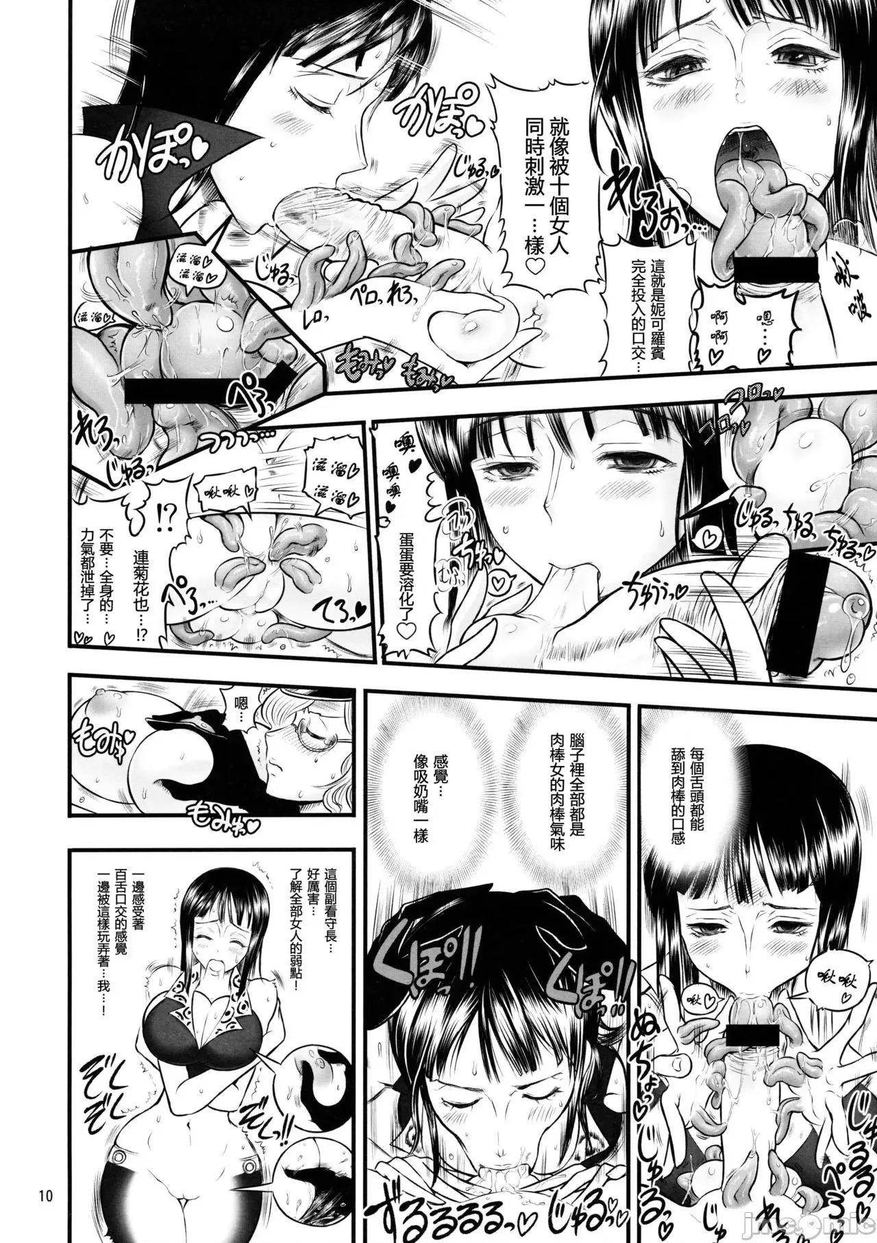 繚亂綻放 繚亂綻放 女囚海賊 [里界漢化組] (C77) [アルセノテリス (Rebis、沈冇)] 亂れ咲き女囚海賊 (ワンピース) [中國翻譯] 第10页