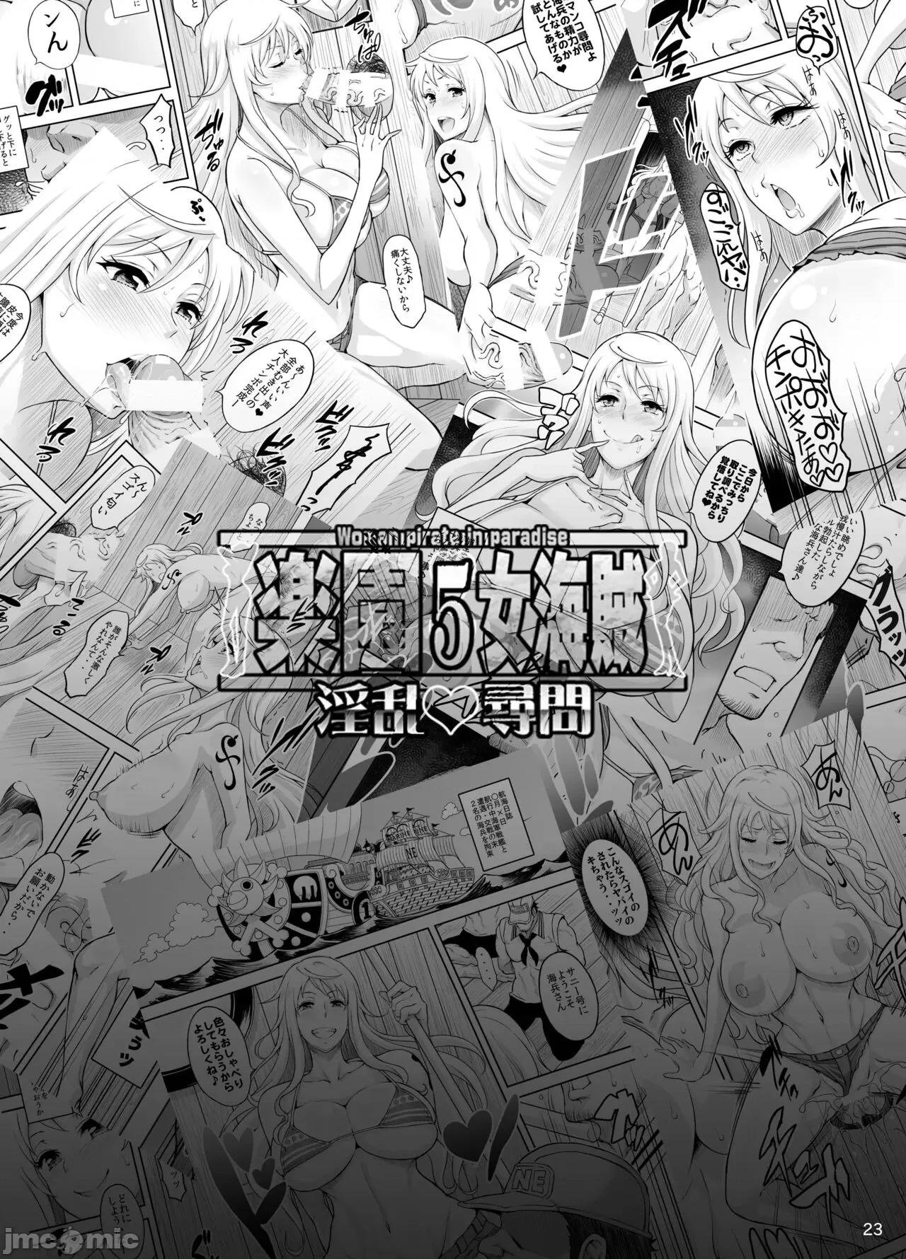 樂園女海賊5 (C103) [ディオゲネスクラブ (灰川へムレン)] 樂園女海賊5 淫亂尋問 フルカラー (ワンピース) [DL版] 第23页