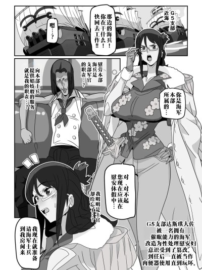 擁有能力的惡心海兵把達斯琪變成飛機杯的故事