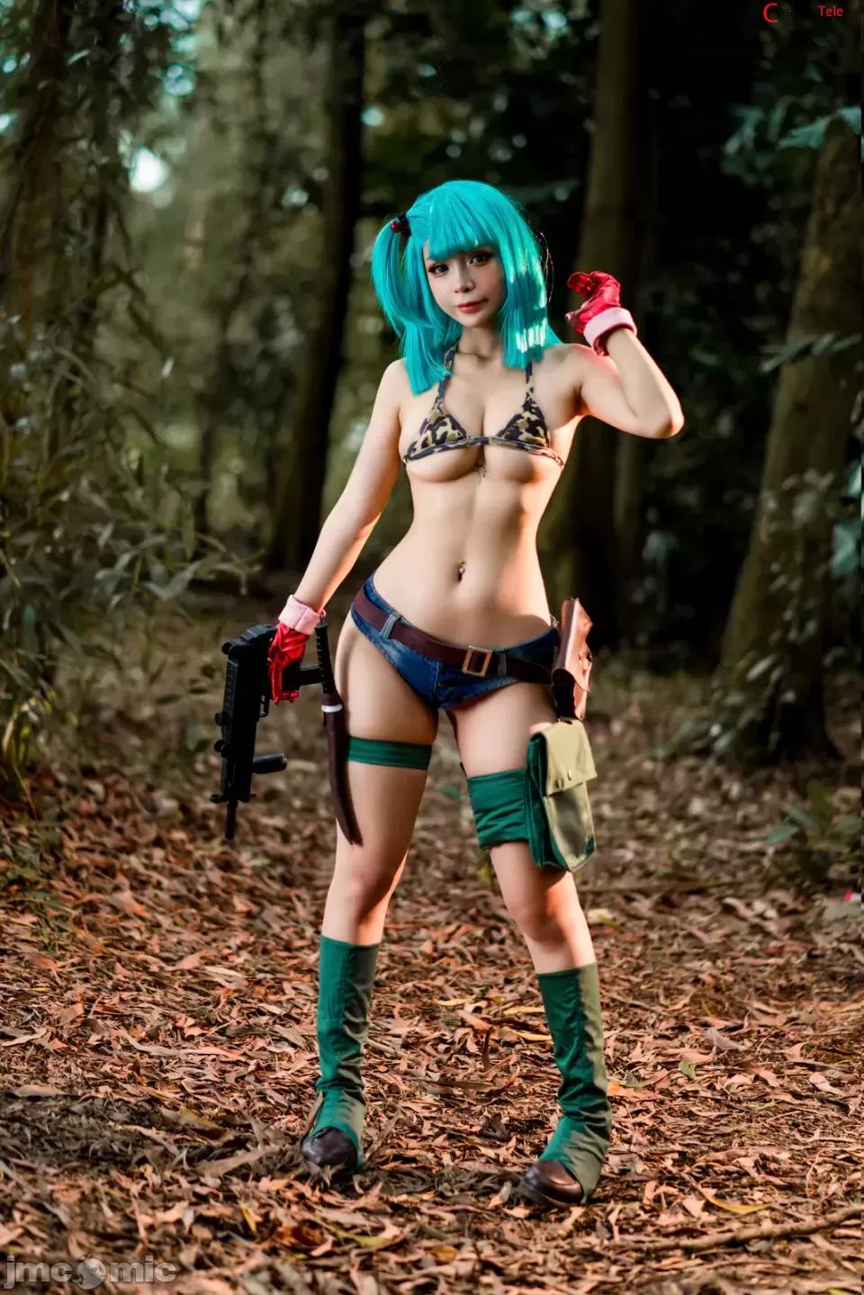 Umeko Umeko J cosplay Bulma – Dragon Ball 第1页